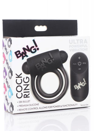 Bang! Vibrating Cock Ring With Remote