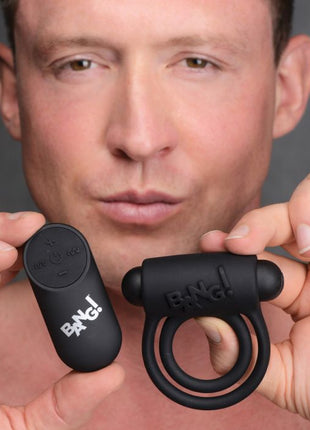 Bang! Vibrating Cock Ring With Remote