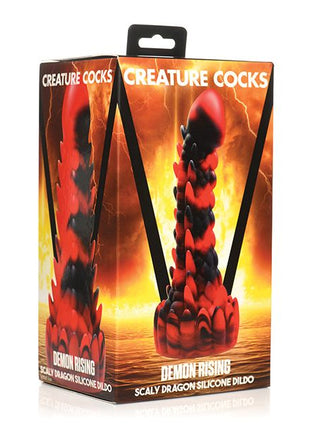 Creature Cocks Demon Rising Scaly Dragon Silicone Dildo