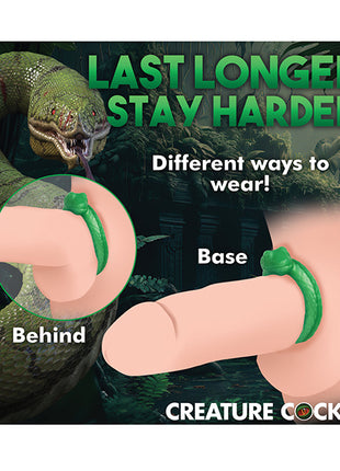 Creature Cocks Serpentine Silicone Cock Ring
