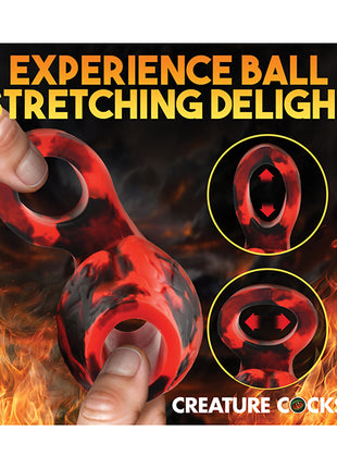 Creature Cocks Hell Bound Penis Sleeve & Ball Stretcher