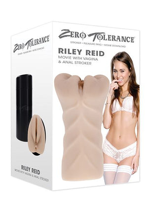 Zero Tolerance Riley Reid Movie w/Vagina & Anal Stroker - Light