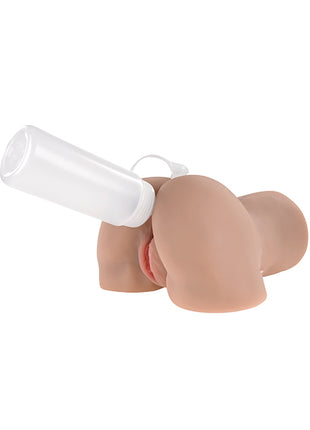 Rear Beauty Dual Vibrating Realistic Ass & Vagina
