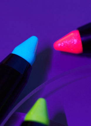 Neon Uv Glitter Face & Body Crayons 🖍️