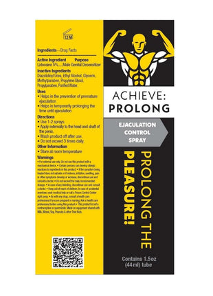 Achieve Prolong Spray