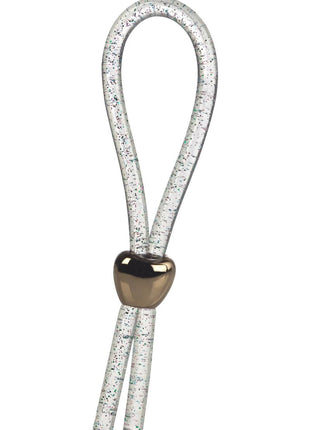 Adjustable Loop Enhancer Cock Ring - Clear