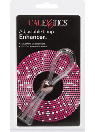 Adjustable Loop Enhancer Cock Ring - Clear