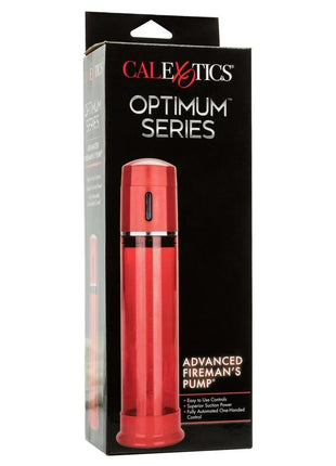 Advanced Fireman's Pump Fully Automated One-Hand Control Penis Pump - Red