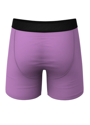 The Double Entendre -Eggplant Ball Hammock Underwear