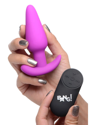 Bang! 21X Vibrating Butt Plug With Remote