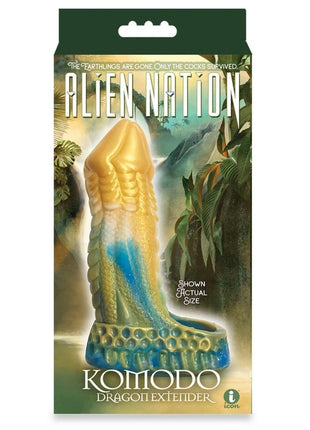 Alien Nation Komodo Silicone Extender - Gold/Green