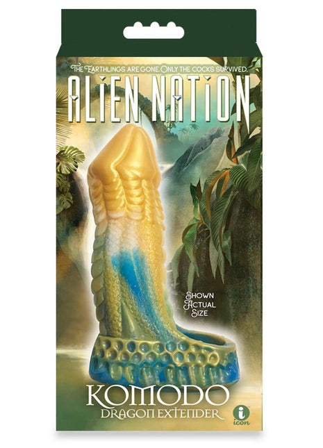 Alien Nation Komodo Silicone Extender - Gold/Green