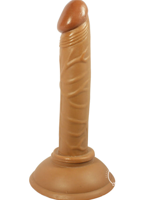 All American Mini Whoppers Straight Dildo - Caramel - 4in