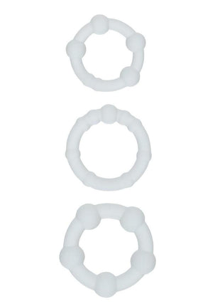 Alpha Liquid Silicone Beaded Rings