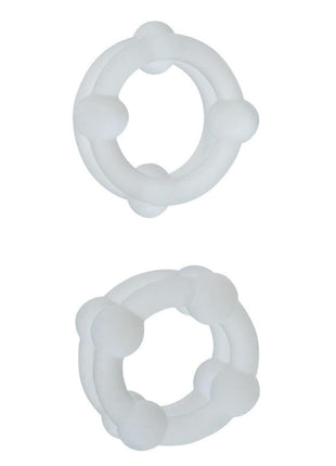 Alpha Liquid Silicone Double Stacker Rings