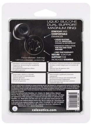 Alpha Liquid Silicone Dual Magnum Ring