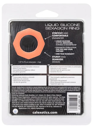 Alpha Liquid Silicone Sexagon Ring