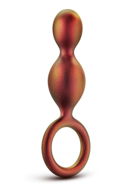 Anal Adventures Matrix Duo Loop Silicone Plug - Brown/Copper