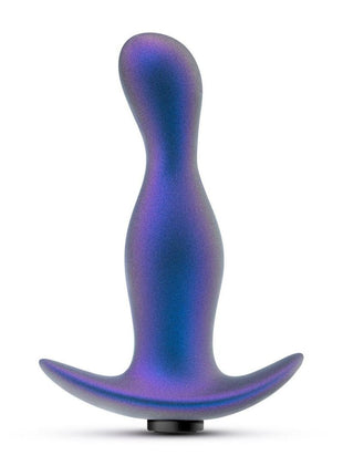 Anal Adventures Matrix Odyssey Prostate Silicone Rechargeable Stimulator - Space Age - Blue