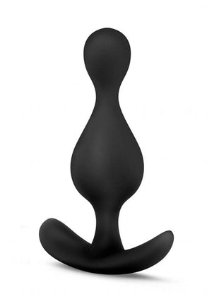 Anal Adventures Platinum Wave Silicone Butt Plug
