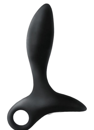 Anal-Ese Collection Rechargeable Vibrating Silicone Alpha Plug #1 - Black