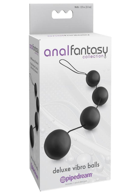 Anal Fantasy Collection Deluxe Vibro Balls - Black