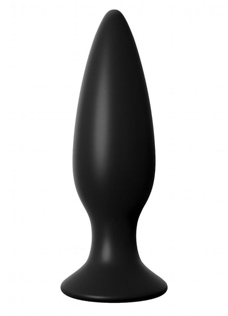 Anal Fantasy Elite Silicone Rechargeable Plug Waterproof - Black - Large