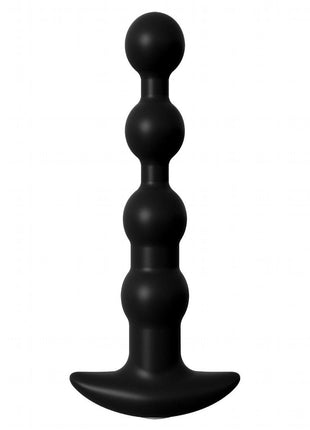 Anal Fantasy Elite Silicone Rechargeable Anal Beads Waterproof - Black