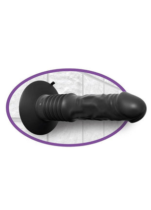 Anal Fantasy Elite Silicone Vibrating Ass Fucker USB Rechargeable Thrusting Dildo