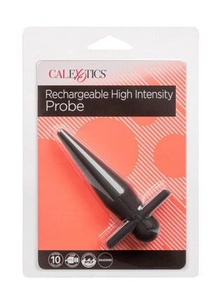 Anal Toys Rechargeable Silicone High Intense Probe - Black