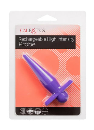 Anal Toys Rechargeable Silicone High Intense Probe - Purple