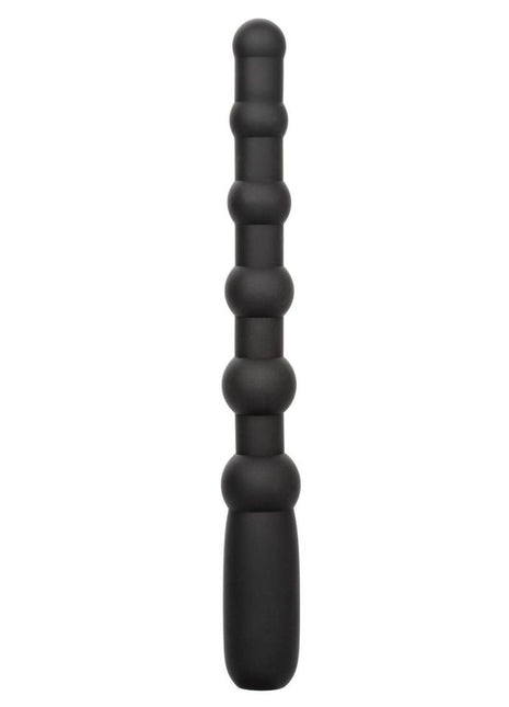 Anal Toys Rechargeable X-10 Silicone Beads - Black