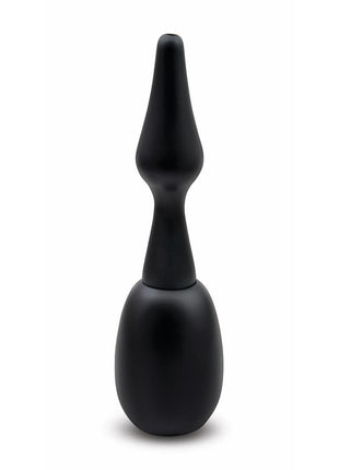 Aquaclean 150ml One Way Valve Douche with Butt Plug Nozzle - Black