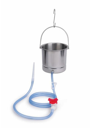 Aquaclean Stainless Steel Bucket Mate Set with Interchangeable Nozzle - 8 Piece