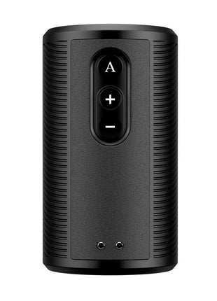 Arcwave Zing Rechargeable Silicone Vibrating Half Sleeve Dual Motor Masturbator - Black