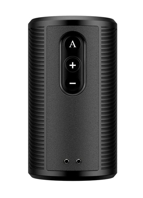 Arcwave Zing Rechargeable Silicone Vibrating Half Sleeve Dual Motor Masturbator - Black