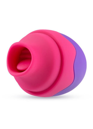 Aria Flutter Tongue Rechargeable Silicone Vibrator - Purple