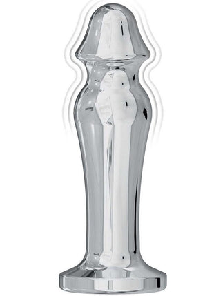 Ass-Sation Remote Control Rechargeable Vibrating Metal Anal Lover