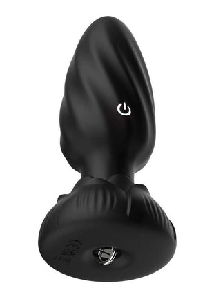 Atomic Rotating Vibrating Rechargeable Silicone Plug with Remote Control
