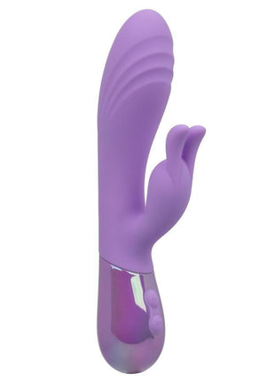 Aura Dual Bunny Rechargeable Silicone Rabbit - Purple
