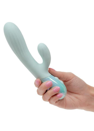 Aura Dual Ripple Rechargeable Silicone Rabbit Vibrator