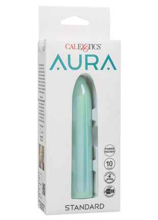 Aura Standard Rechargeable Silicone Stimulator - Teal
