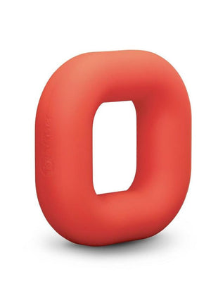 B-Vibe Flex Ring Bulk Silicone Cock Ring - Red