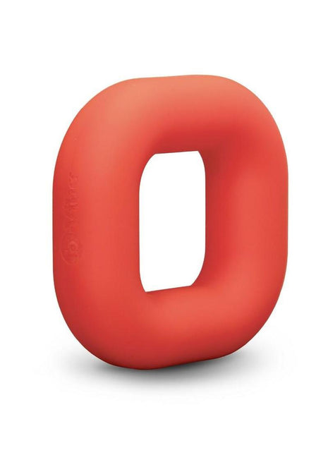 B-Vibe Flex Ring Bulk Silicone Cock Ring - Red