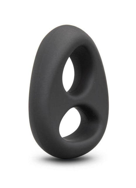 B-Vibe Flex Ring Eight Silicone Cock Ring - Black