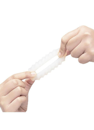 B-Vibe Flex Ring Ripple Silicone Cock Ring