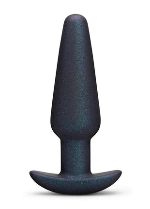 B-Vibe Hefty Weighted Silicone Anal Plug - Black