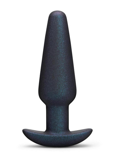 B-Vibe Hefty Weighted Silicone Anal Plug - Black