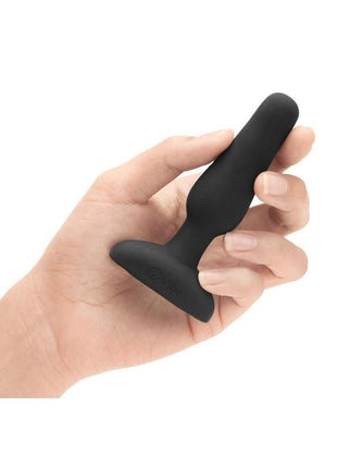 B-Vibe Novice Plug Rechargeable Silicone Anal Plug with Remote Control
