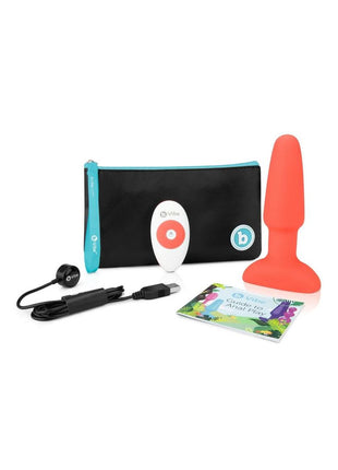 B-Vibe Rimming Plug 2 Rechargeable Silicone Anal Plug with Remote